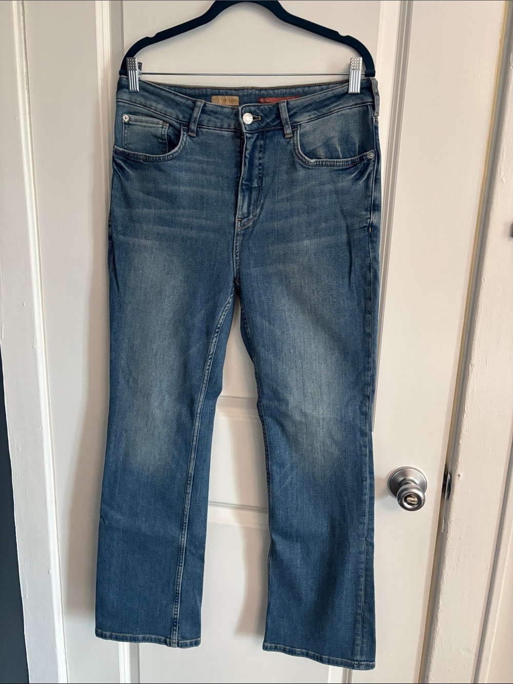 Pilcro Mid-Blue Bootcut Jeans